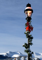 Triangle Electric town lamps in Breckenridge